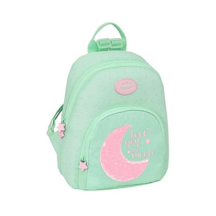 Mochila BlackFit8 Moon Verde 25 x 30 x 13 cm Mochila BlackFit8 Moon Verde 25 x 30 x 13 cm