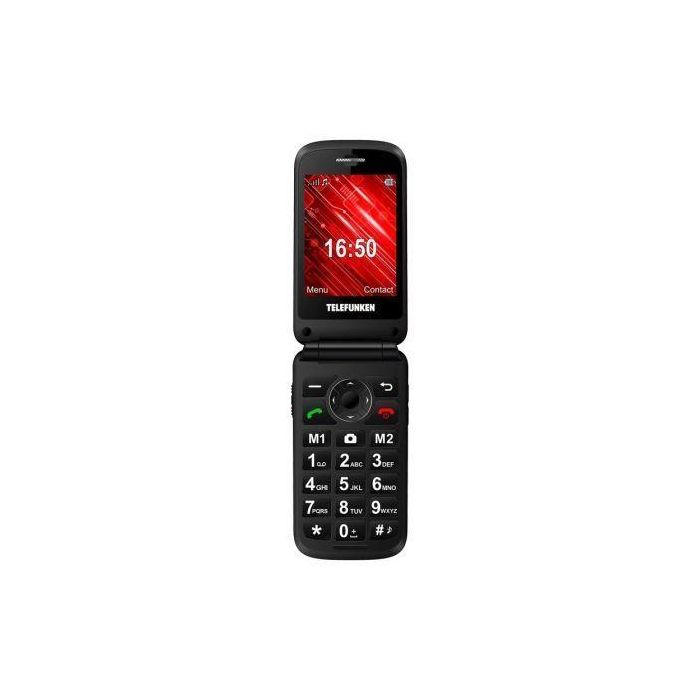 Teléfono Móvil Telefunken S430 para Personas Mayores/ Rojo 1