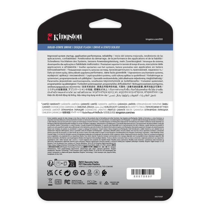 Kingston DC2000B SSD 240GB M.2 NVMe PCIe 4.0 x 4 para Servidor 6