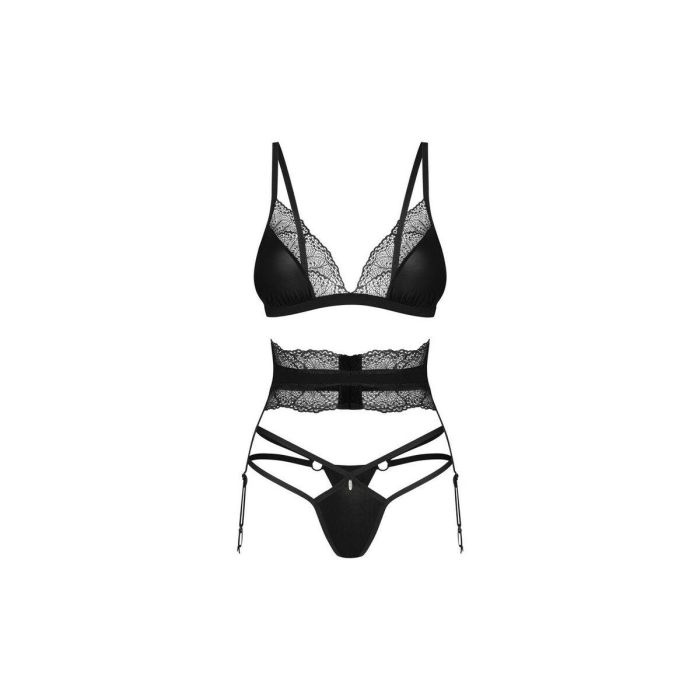Conjunto de Lencería Obsessive XL/XXL 3 Piezas 3 Conjunto de Lencería Obsessive XL/XXL 3 Piezas 3