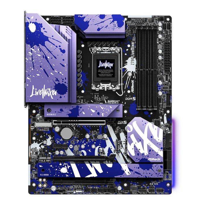 ASRock Z790 LIVE MIXER Placa Base Intel Z790, LGA 1700, Soporte Intel Core i5/i7/i9, DDR5, ATX ASRock Z790 LIVE MIXER Placa Base Intel Z790, LGA 1700, Soporte Intel Core i5/i7/i9, DDR5, ATX