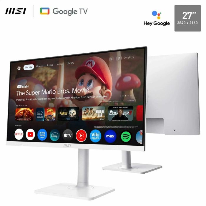 MSI Modern MD272UPSW 9S6-3PB19H-261 Monitor 27" IPS 4K UHD (3840x2160) 60Hz Blanco 5