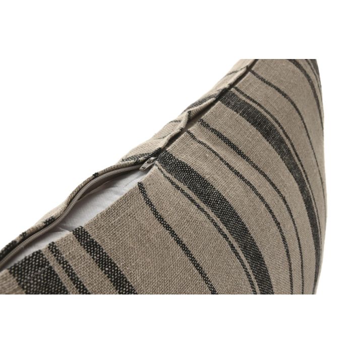 Cojin Tradicional DKD Home Decor Natural Negro 50 x 50 cm (2 Unidades) 2