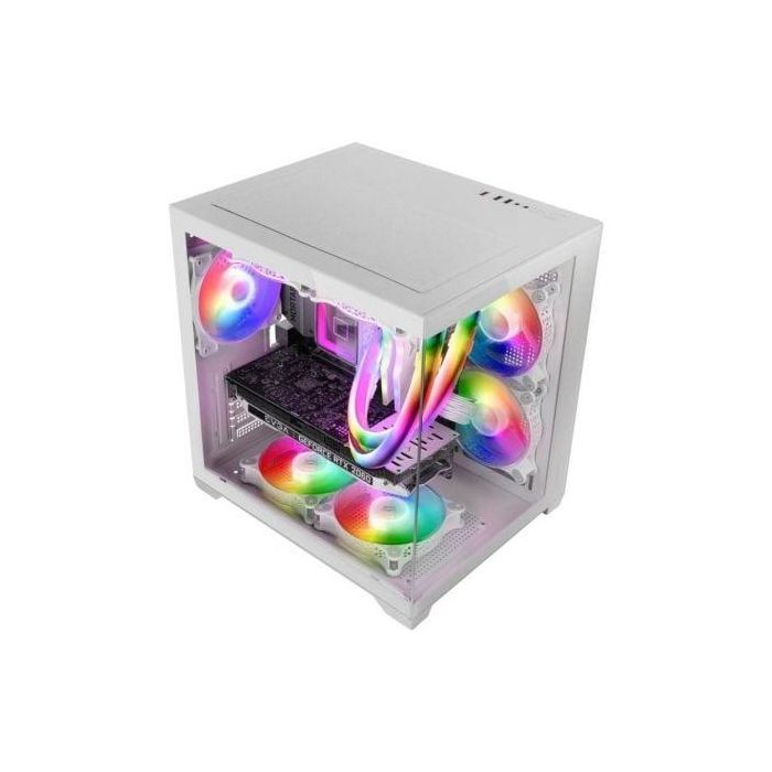 Caja Gaming Minitorre Mars Gaming MC-VIEW2/ Blanca 1 Caja Gaming Minitorre Mars Gaming MC-VIEW2/ Blanca 1