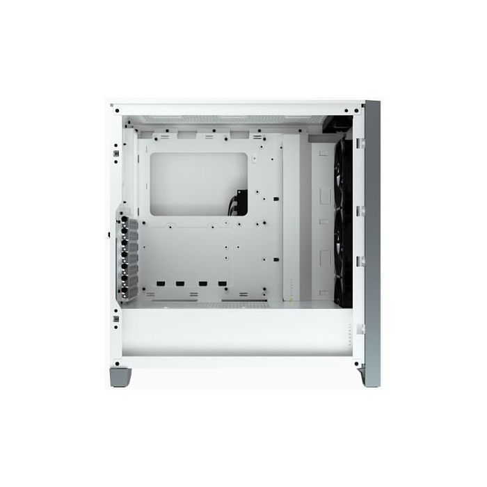 Corsair 4000X RGB Torre Midi ATX Blanca para PC Gaming con Ventana de Cristal Templado