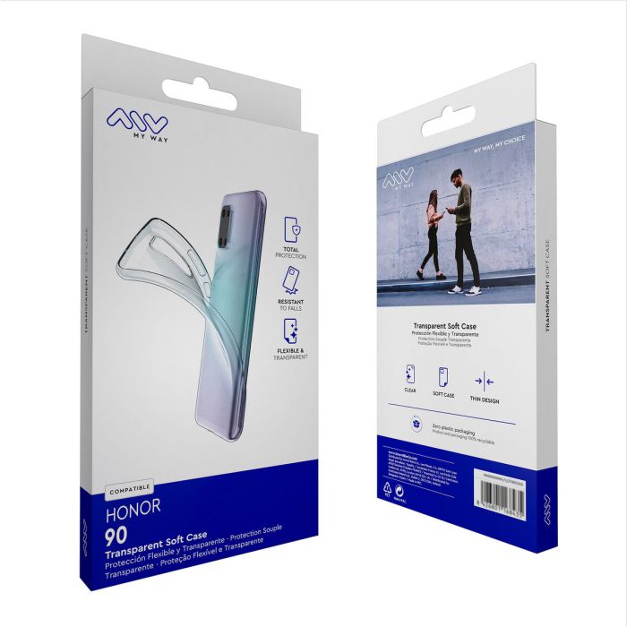 myway funda compatible con Honor 90 transparente 1 myway funda compatible con Honor 90 transparente 1