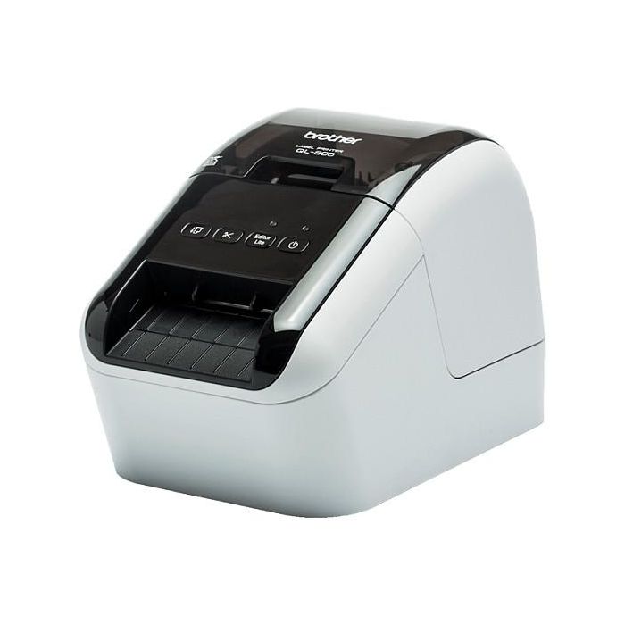 Brother Impresora Térmica de Etiquetas QL800, Impresión Rápida para Oficina y Bases de Datos, Corte Automático