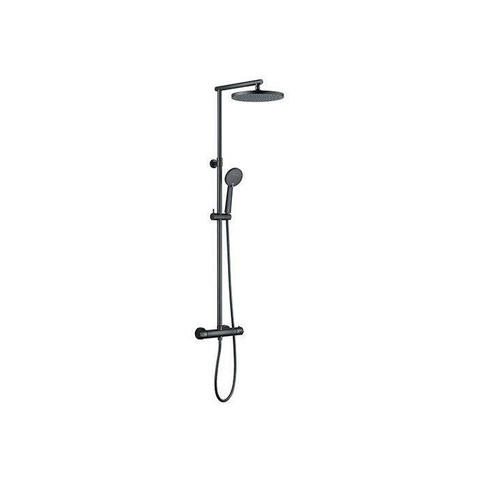 Edouard Rousseau AAAPS00314 - Columna de Ducha Termostática Grafito con Rociador Orientable Ø 250 mm Gris 0 Edouard Rousseau AAAPS00314 - Columna de Ducha Termostática Grafito con Rociador Orientable Ø 250 mm Gris 0