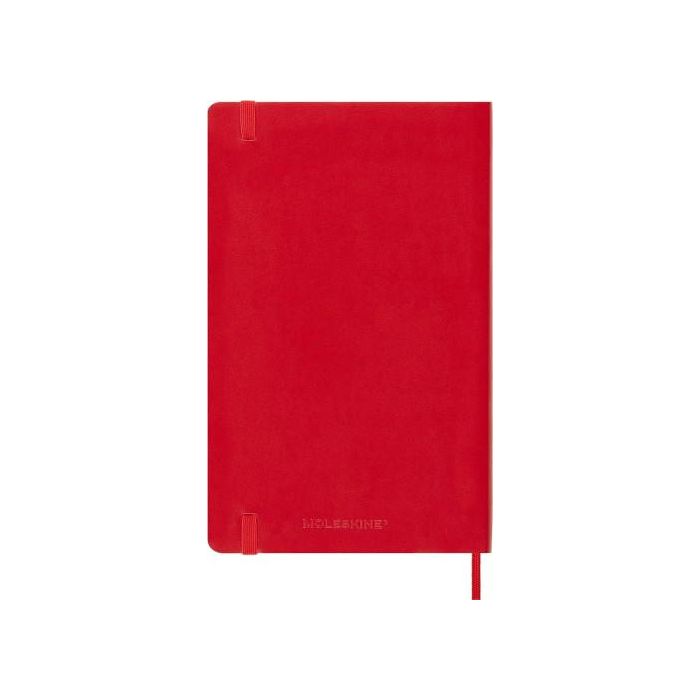 Agenda 2025 Tapa Blanda 12 Meses Diaria L (13 X 21 Cm) Roja Moleskine DSF212DC3Y25 1