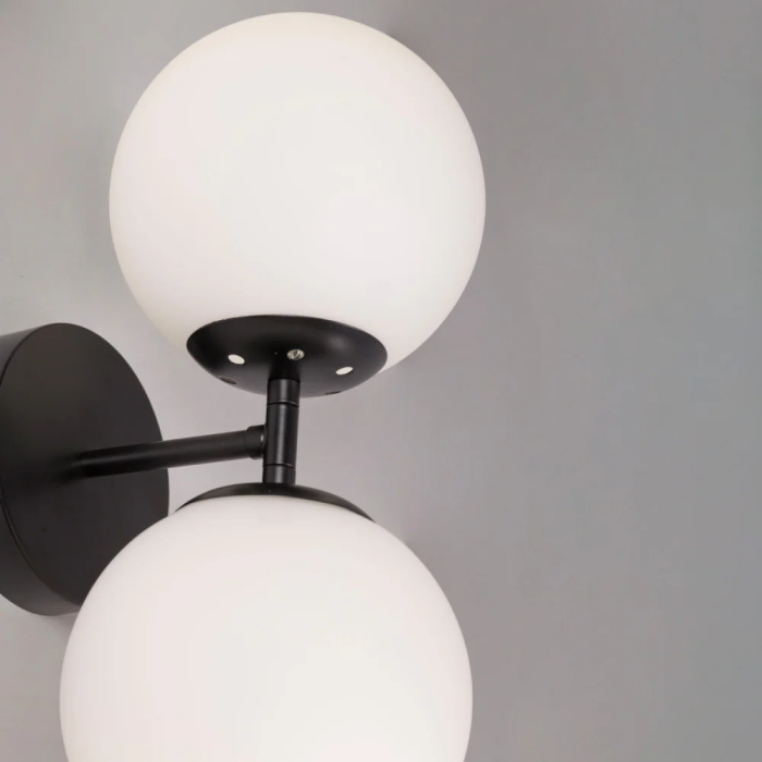 As Sib Aplique de Pared SKD-W1019, Diseño Retro con Casquillo E27, Ideal para Salón, Dormitorio o Cocina 1 As Sib Aplique de Pared SKD-W1019, Diseño Retro con Casquillo E27, Ideal para Salón, Dormitorio o Cocina 1