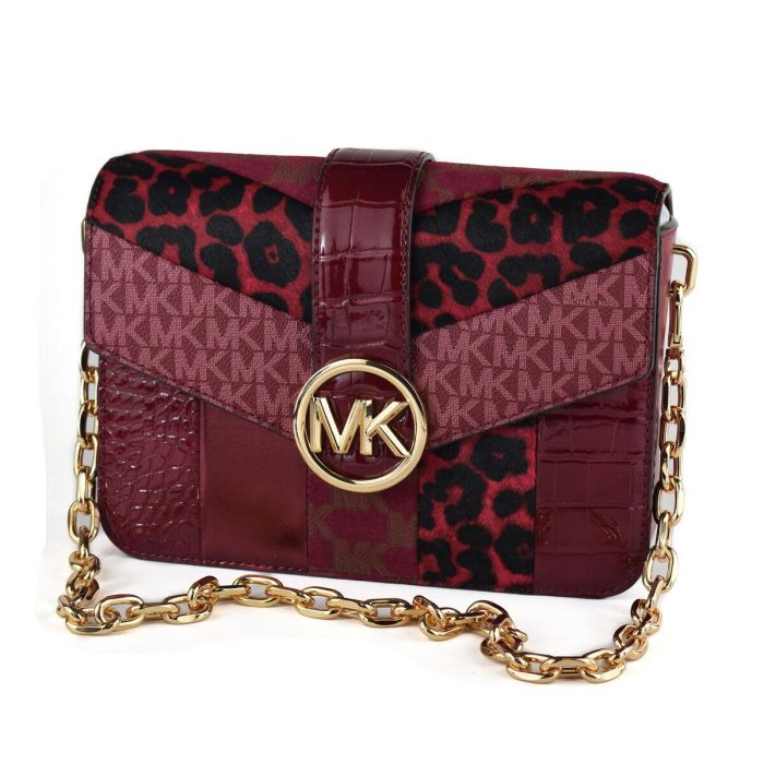 Bolso Mujer Michael Kors 35F2GNML2Y-MULBERRY-MLT Rojo 23 x 17 x 5 cm