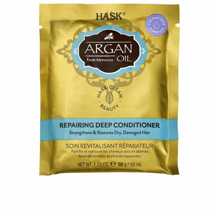 Hask Argan Oil Mascarilla Reparadora - Hidratación Intensa para Cabello Seco y Dañado 50 gr