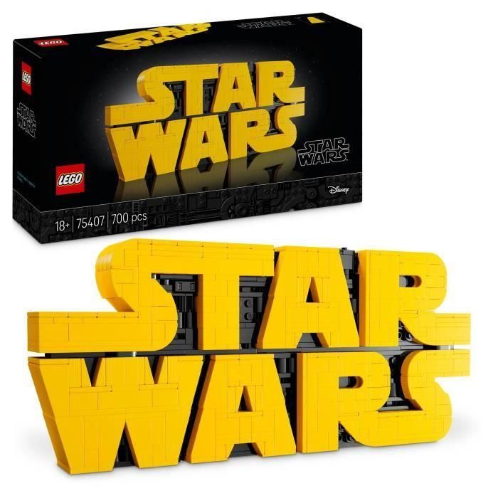 LEGO Star Wars 75407 Logotipo de Star Wars - Set de construcción para adultos - Decoración LEGO Star Wars 75407 Logotipo de Star Wars - Set de construcción para adultos - Decoración