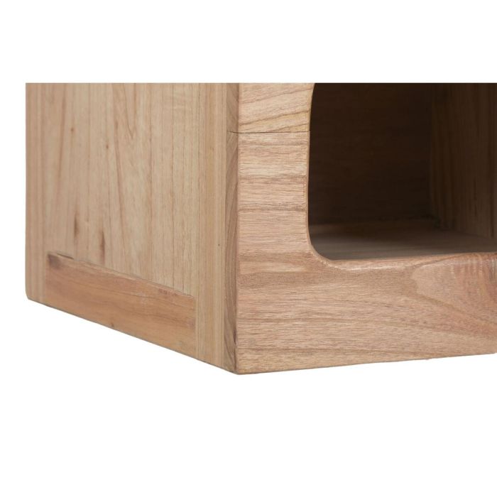 DKD Home Decor Mueble de Televisión Moderno Fabricado en Madera de Mindi con 160 cm de Ancho, 40 cm de Largo y 60 cm de Alto 2 DKD Home Decor Mueble de Televisión Moderno Fabricado en Madera de Mindi con 160 cm de Ancho, 40 cm de Largo y 60 cm de Alto 2
