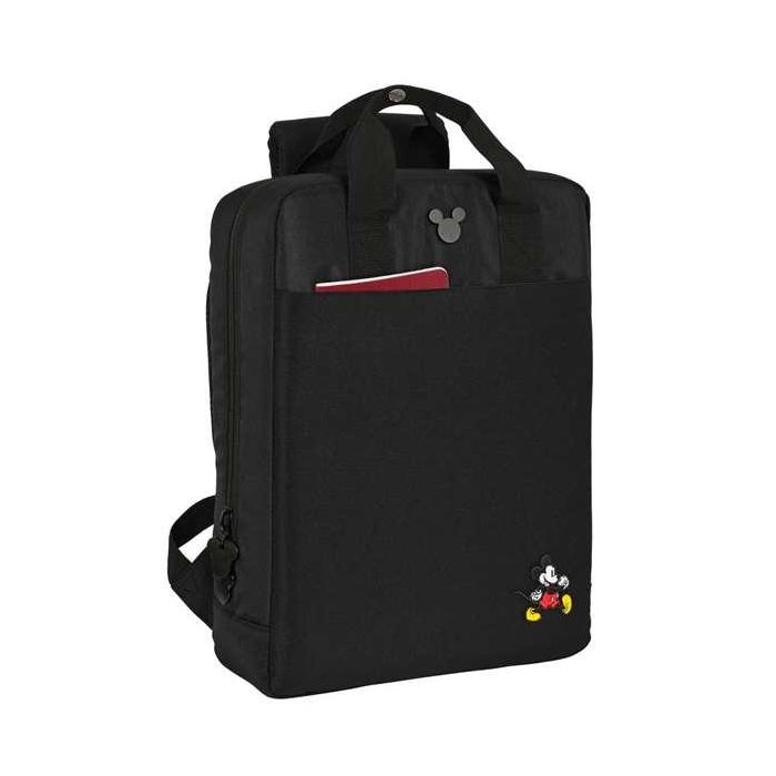 Mochila para Portátil Mickey Mouse Clubhouse Negro 29 x 39 x 11 cm 11
