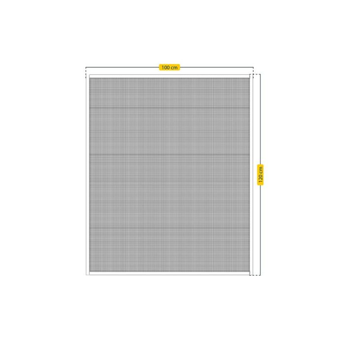 Schellenberg Mosquitera Easy Click 100x120cm Fibra de Vidrio 70470 - Resistente UV y Polen, Blanco/Antracita 7