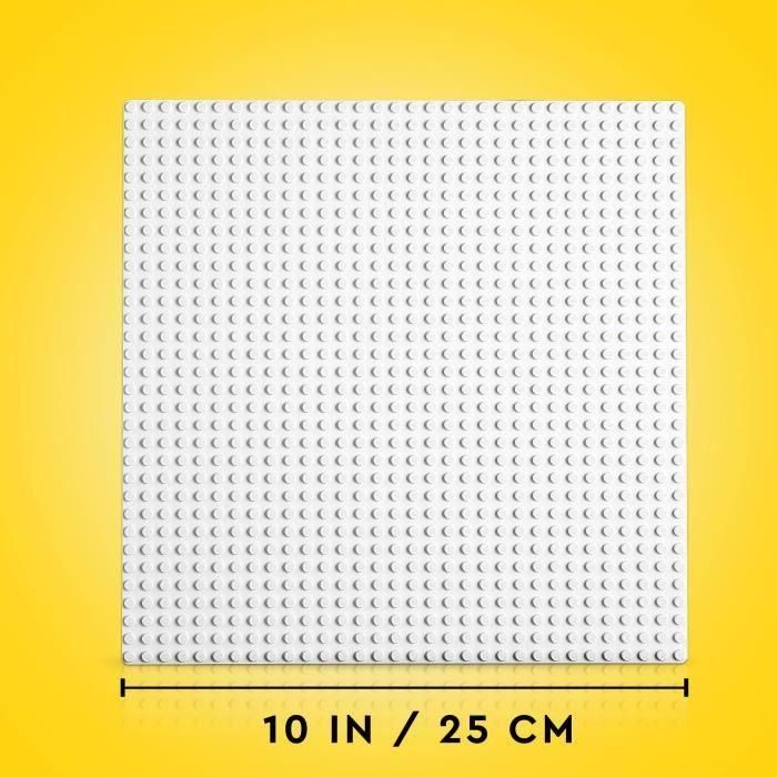 LEGO 11026 Classic The White Building Plate 32x32, Base Base para construir, ensamblar y exhibir 2 LEGO 11026 Classic The White Building Plate 32x32, Base Base para construir, ensamblar y exhibir 2