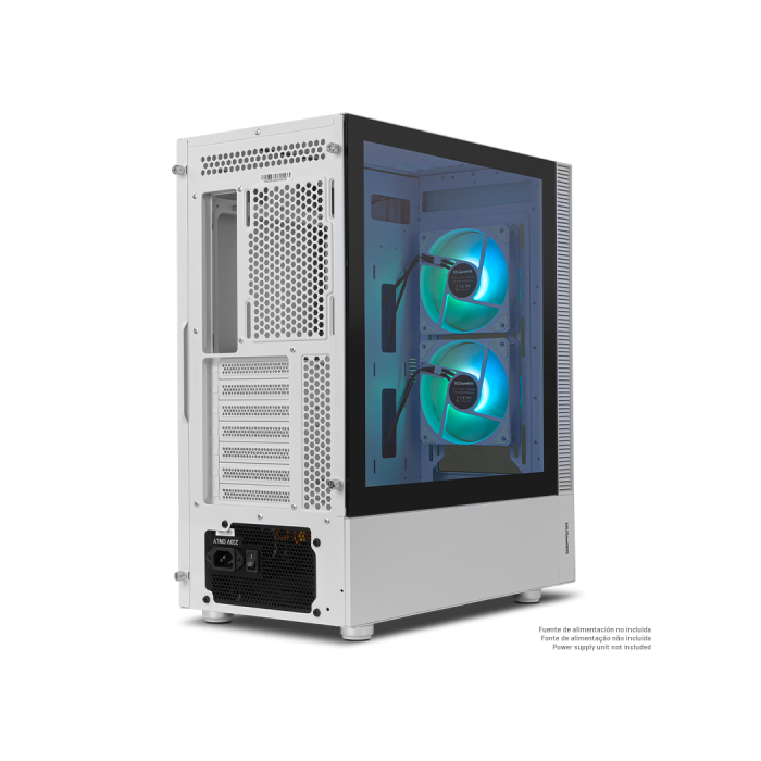 NOX Hummer Nemesis Semitorre ATX Blanco ARGB USB 3.0 Ventana 9 NOX Hummer Nemesis Semitorre ATX Blanco ARGB USB 3.0 Ventana 9