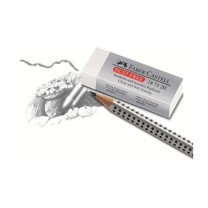 FABER-CASTELL Radierer Dust-free weiß 1 FABER-CASTELL Radierer Dust-free weiß 1