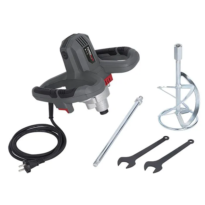 POWERPLUS Mezclador de concreto y pintura POWE80070, 1200 W con agitador de 120 mm 2 POWERPLUS Mezclador de concreto y pintura POWE80070, 1200 W con agitador de 120 mm 2