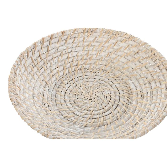 Centro Mesa Balines DKD Home Decor Blanco Natural 35 x 8 x 35 cm Set de 2 2 Centro Mesa Balines DKD Home Decor Blanco Natural 35 x 8 x 35 cm Set de 2 2
