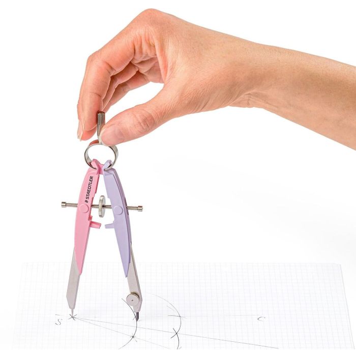 STAEDTLER Zirkel Mars Comfort 556 pink/fliede 3 STAEDTLER Zirkel Mars Comfort 556 pink/fliede 3