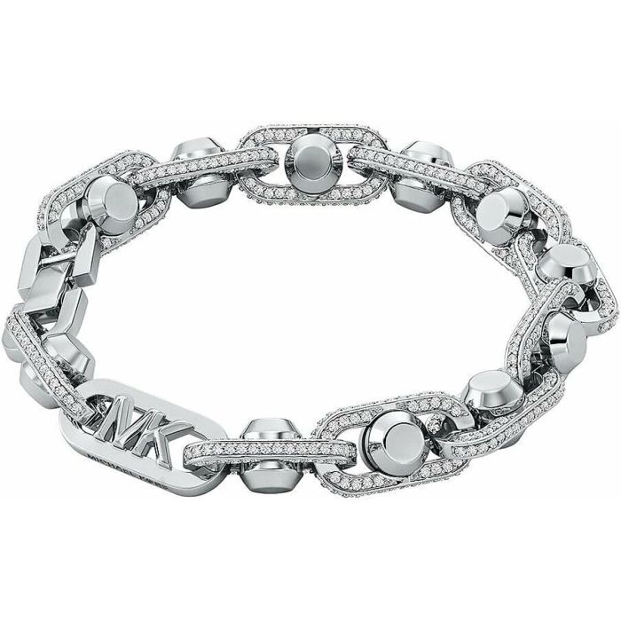 Pulsera Hombre Michael Kors ASTOR LINK Acero Inoxidable Plateado 2 Pulsera Hombre Michael Kors ASTOR LINK Acero Inoxidable Plateado 2
