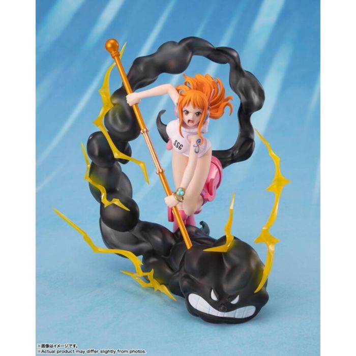 Tamashii Nations Figuarts Zero One - Nami Lightning Blast Version Extra Battle - One Piece - Figura de 17 cm