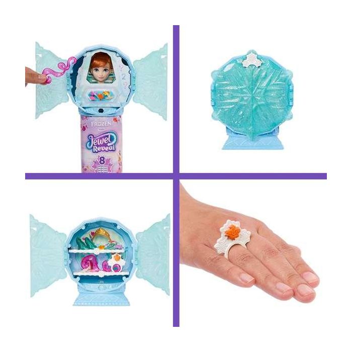 Muñeca disney frozen anna reveal con accesorio sorpresa 33x18x8 cm. 4