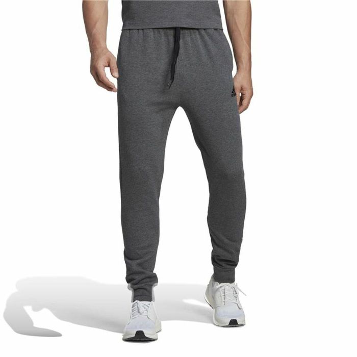 Pantalón Largo Deportivo Adidas Essentials Regular Tapered Gris oscuro 2 Pantalón Largo Deportivo Adidas Essentials Regular Tapered Gris oscuro 2