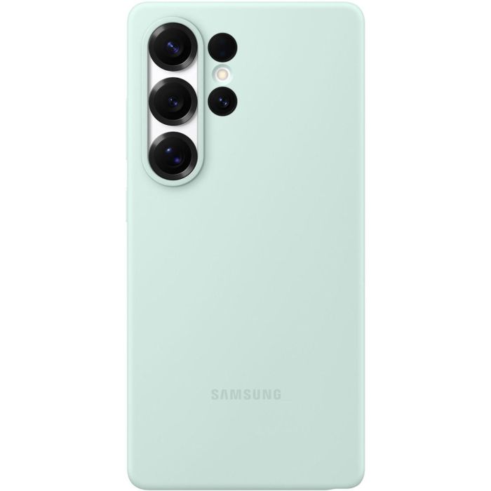 Samsung EF-PS938CMEGWW Funda de Silicona para Galaxy S25 Ultra, 6.9" - Color Menta, Fácil Aplicación
