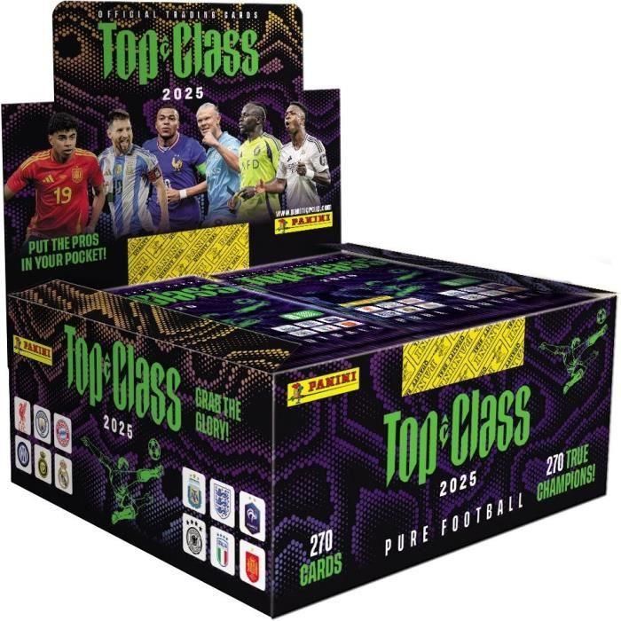 Caja - PANINI - FIFA TOP CLASS 2025 TC - 24 fundas - 192 cartas Caja - PANINI - FIFA TOP CLASS 2025 TC - 24 fundas - 192 cartas