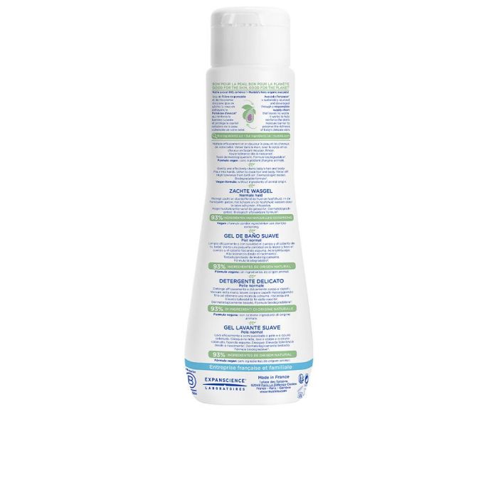 Mustela Gel de Baño Suave Bebé-Niño 200 ml Cabello y Cuerpo con Perseose de Aguacate