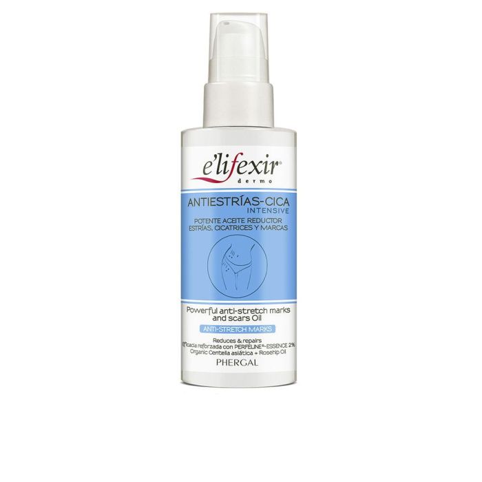 E'Lifexir Antiestrías Cica Intensive Aceite Reductor Estrías Y Cicatrices 100 mL