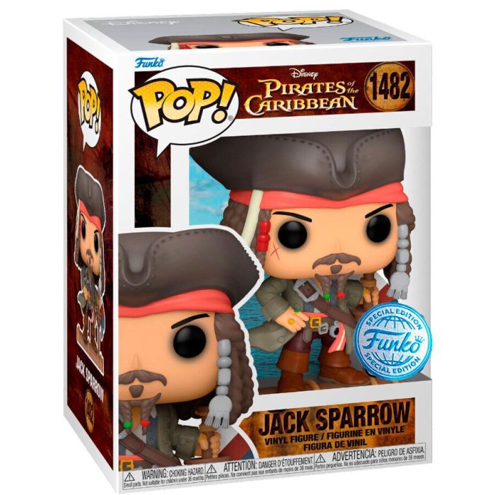 Funko Pop! 81940 Jack Sparrow Piratas del Caribe Disney Figura Vinilo Capitán Navegando Barco Hundiéndose 10.9 cm 1 Funko Pop! 81940 Jack Sparrow Piratas del Caribe Disney Figura Vinilo Capitán Navegando Barco Hundiéndose 10.9 cm 1