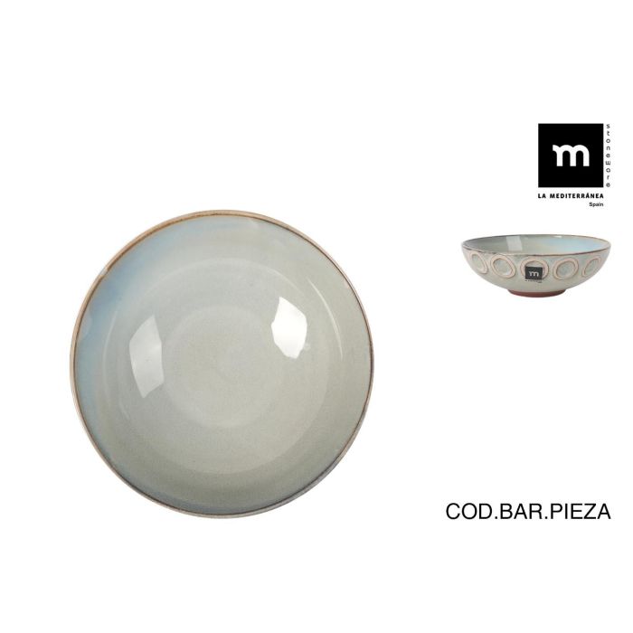Plato Gris Almudena 19.5 cm - Inde (24 Unidades) Plato Gris Almudena 19.5 cm - Inde (24 Unidades)