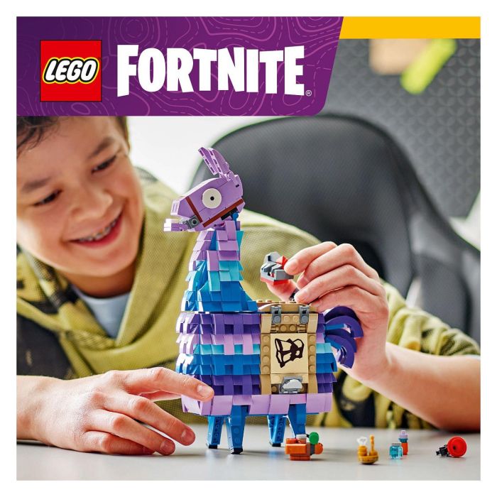 Lego Fortnite 77071 Llama de Suministros Minifigura Inspirada en el Videojuego para Adolescentes