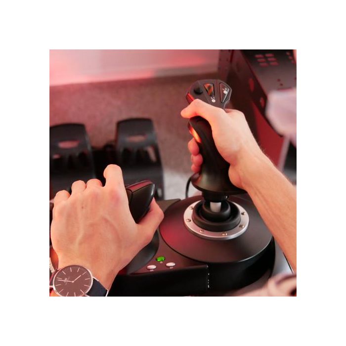 Thrustmaster T.Flight Hotas X Joystick Simulador de Vuelo PC y PS3, Negro, 2960703 2 Thrustmaster T.Flight Hotas X Joystick Simulador de Vuelo PC y PS3, Negro, 2960703 2