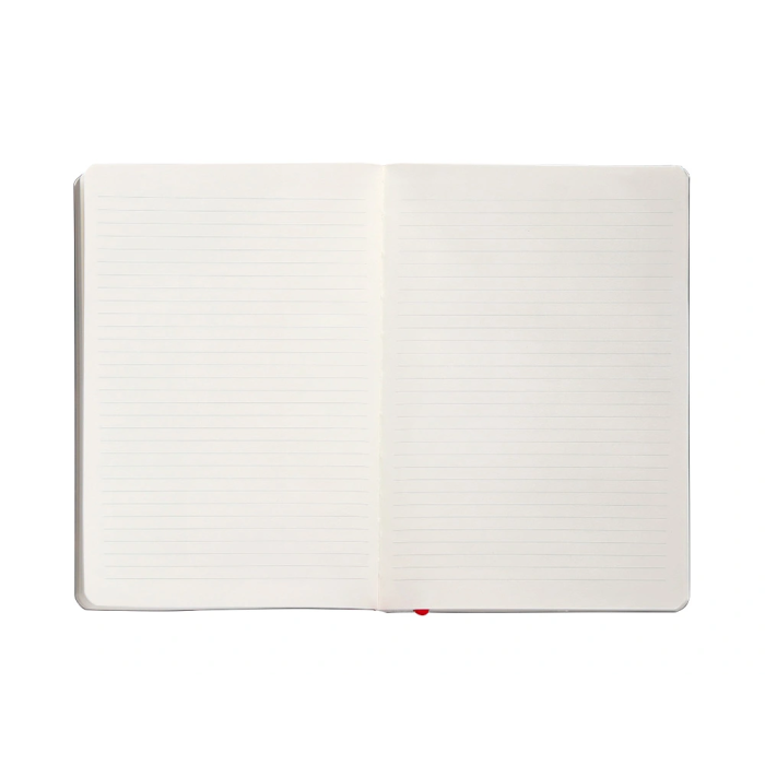 Antartik Antartik Notes Cuaderno A5 Tapa Blanda Hojas Rayas Negro y Rojo 80 Hojas 80gr FSC 7