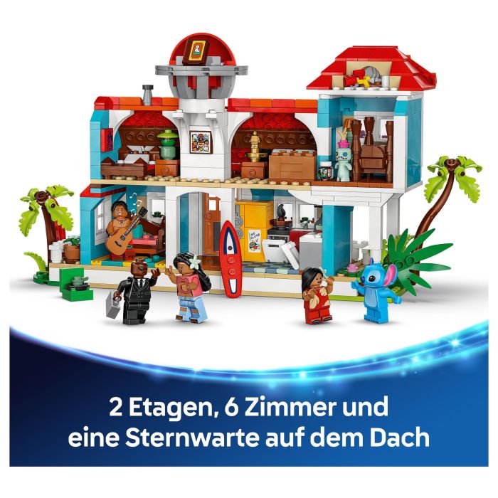 LEGO 43268 Casa de playa de Disney Lilo & Stitch para niños y fans 17