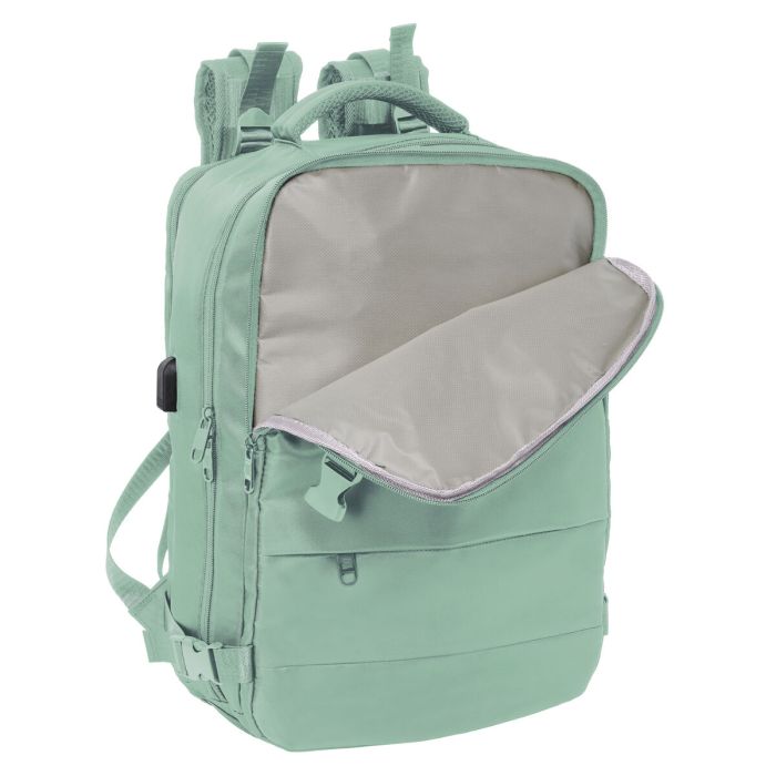 Mochila Escolar Safta Verde pastel Azul 5 Mochila Escolar Safta Verde pastel Azul 5