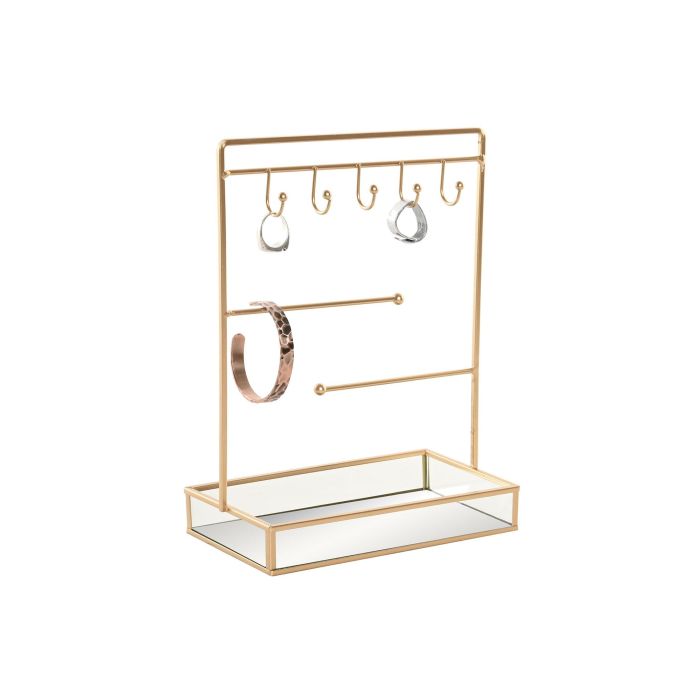 Joyero Glam DKD Home Decor Dorado 7.5 x 32.5 x 21 cm (2 Unidades) 3 Joyero Glam DKD Home Decor Dorado 7.5 x 32.5 x 21 cm (2 Unidades) 3