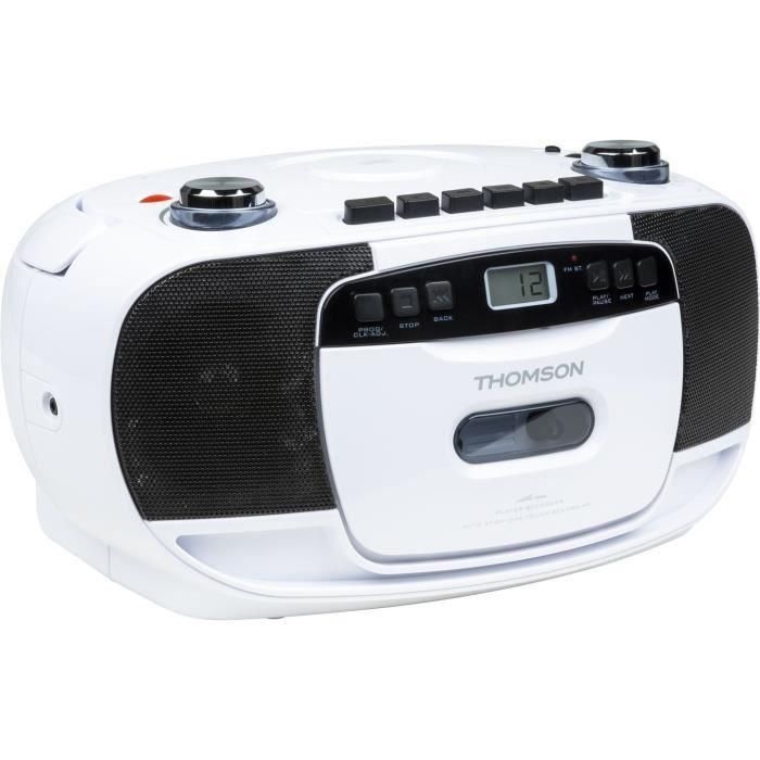 Thomson RK201CD Radiocasete portátil y reproductor de CD Blanco 1 Thomson RK201CD Radiocasete portátil y reproductor de CD Blanco 1