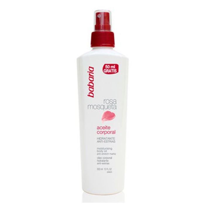 Babaria Rosa mosqueta aceite corporal anti-estrias 300 ml Babaria Rosa mosqueta aceite corporal anti-estrias 300 ml
