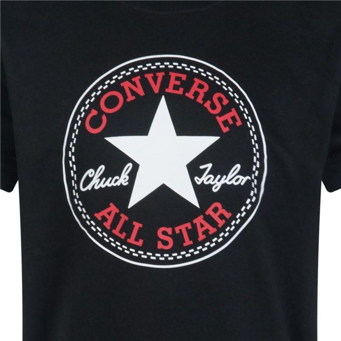 Conjunto Deportivo para Niños Converse Core Tee Negro/Gris 4-5 Años 3