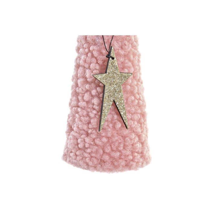 DKD Home Decor Figura Navidad Fantasia Metal Lana, Surtido Colores (Beige, Gris, Rosa, Dorado) 25cm Alto - 6 Unidades 2 DKD Home Decor Figura Navidad Fantasia Metal Lana, Surtido Colores (Beige, Gris, Rosa, Dorado) 25cm Alto - 6 Unidades 2