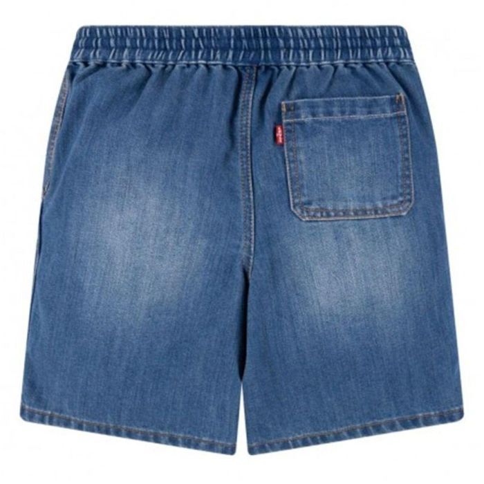 Pantalones Cortos Infantiles Levi's Relaxed Pull On Make Me Azul Acero Infantil Hombre S