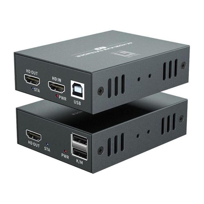 Level One HVE-8111 Extensor HDMI sobre Cat.5/6 4K 100m Negro 4