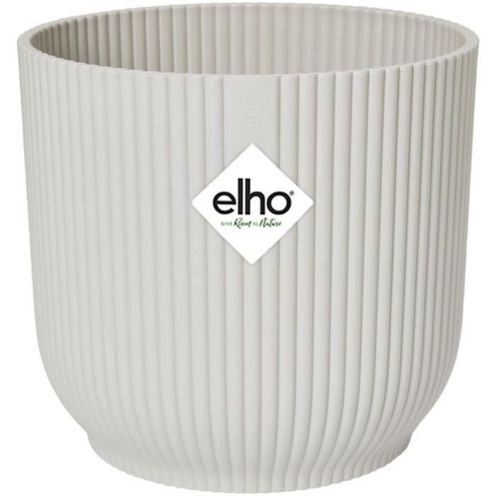 Vibras de maceta de flores redondas - Plastic - Ø22 - Blanco Vibras de maceta de flores redondas - Plastic - Ø22 - Blanco