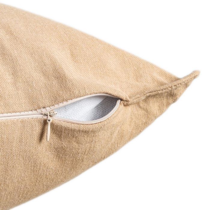 Cojín Marrón Claro 85%Algodón-15%Lino 50 X 50 cm